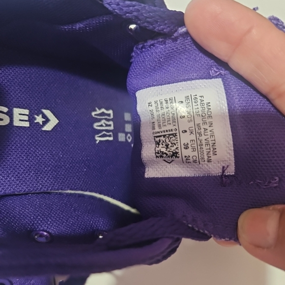 Converse Purple Sneakers - Picture 6 of 8